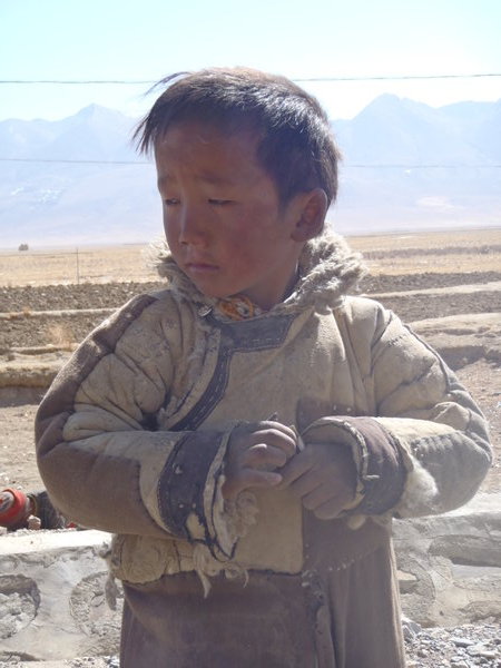 A little Tibetan boy.