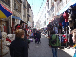 The older streets of Lhasa.