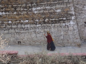 A Tibetan monk.