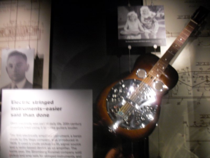 Old guitar exhibition