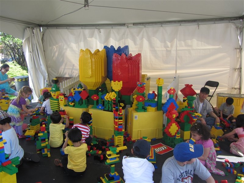 The Lego Tulip play area