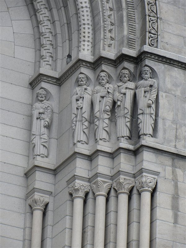 Carvings on the church