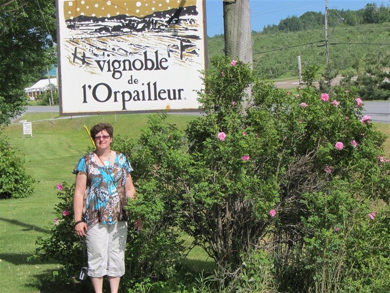 Me at Winery L'Orpailleur