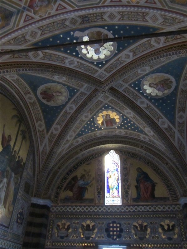Inside the private chapel at the castle