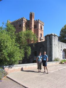 Us in front of Castel di Brolio