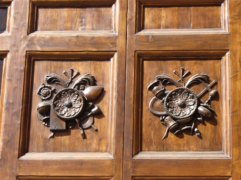 beautiful carved doors