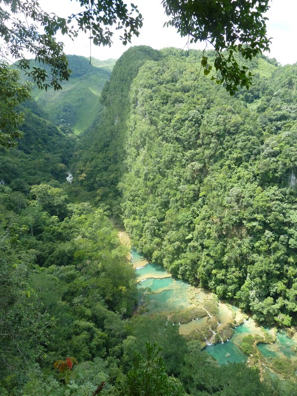 View from the Mirador of Semuc Champey