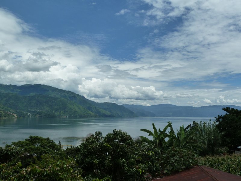 View from a bar in San Juan, Lake Atitlan