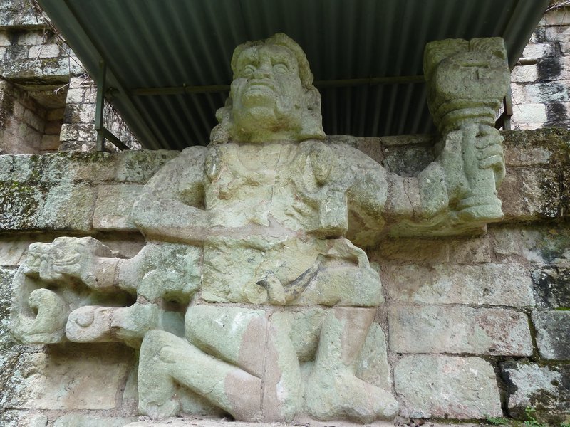 Well preserved carving of Copan