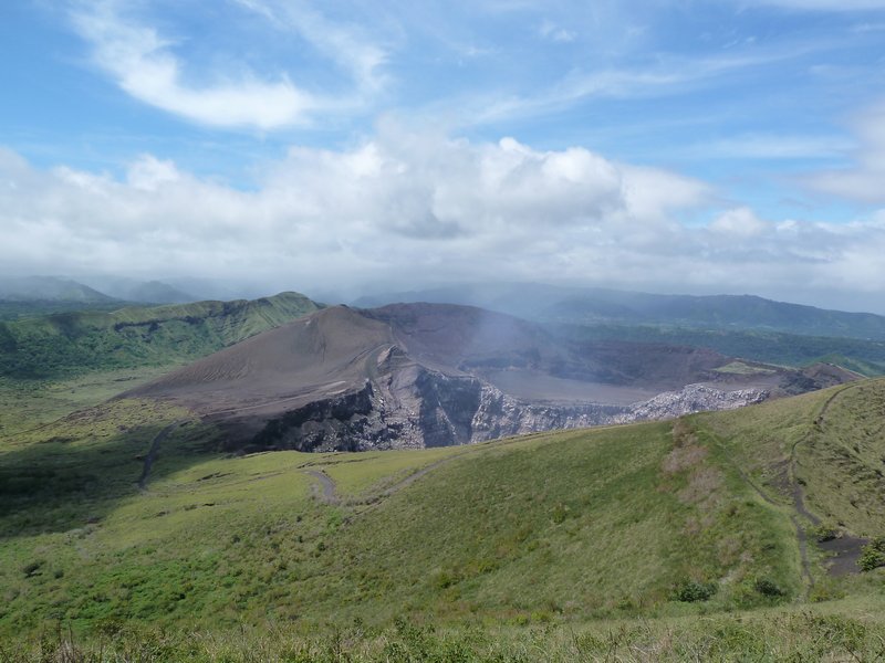 Stunning views atop the volcano