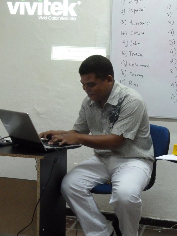 Our teacher, Jorge