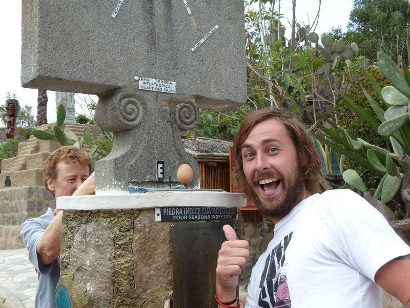 Balancing an egg on a nail on the equator...no probs!