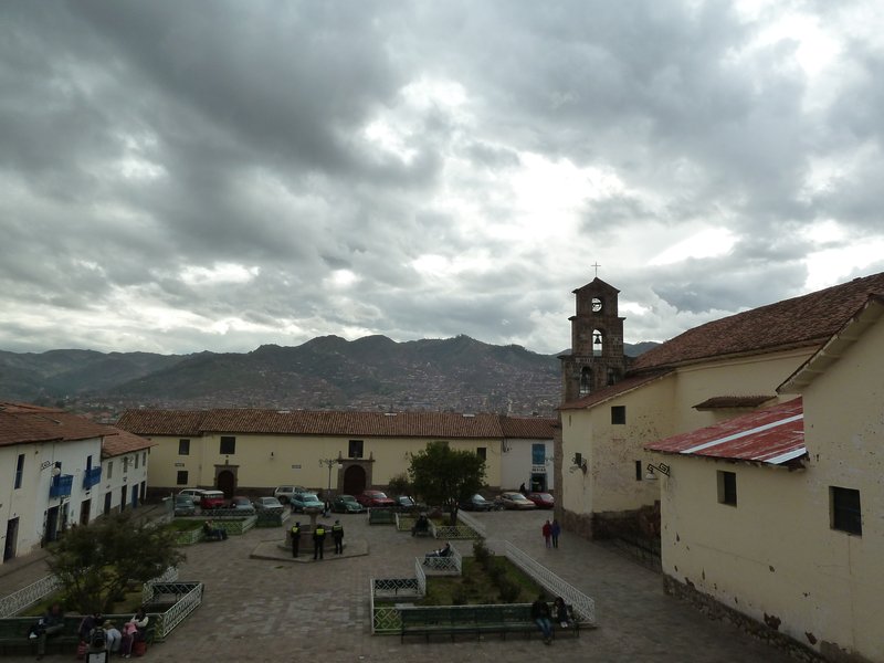 View over Cusco from San Blas