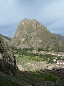 View from the top of Ollantaytambo