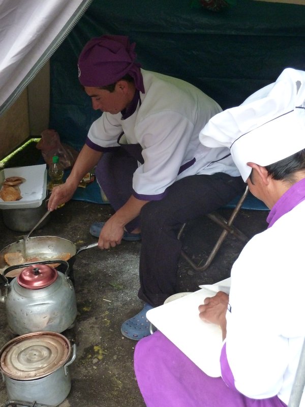 These cooks were awesome throughout the trek