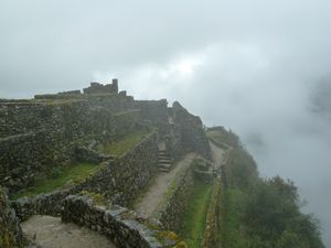 Inca sight way up in the clouds..