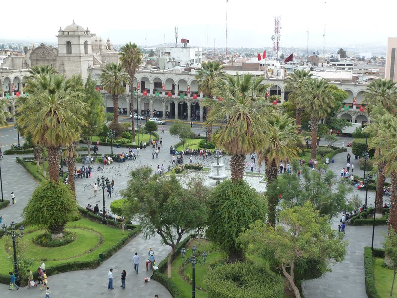 View of the Plaza from the Cathedral