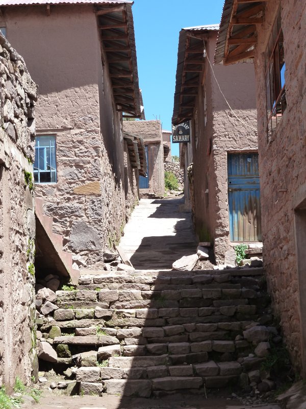 Cobbled streets of Taquille
