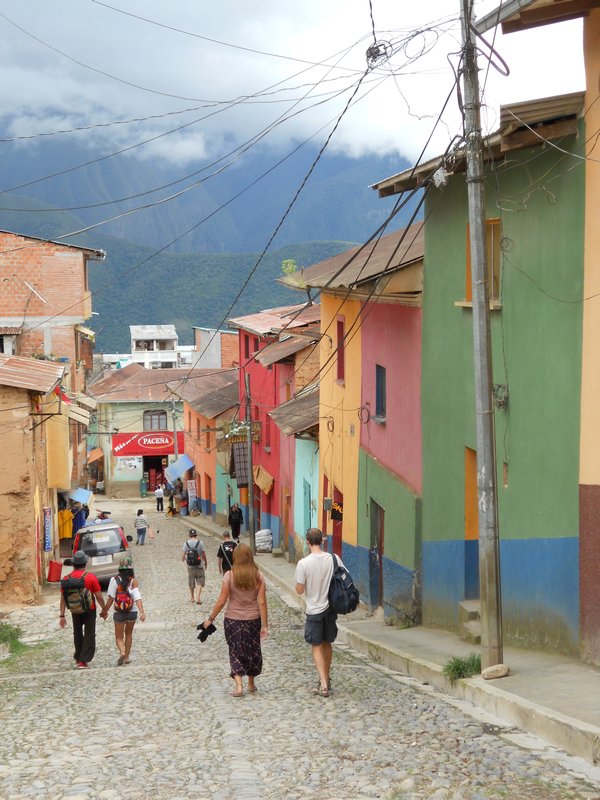 The small town of Coroico