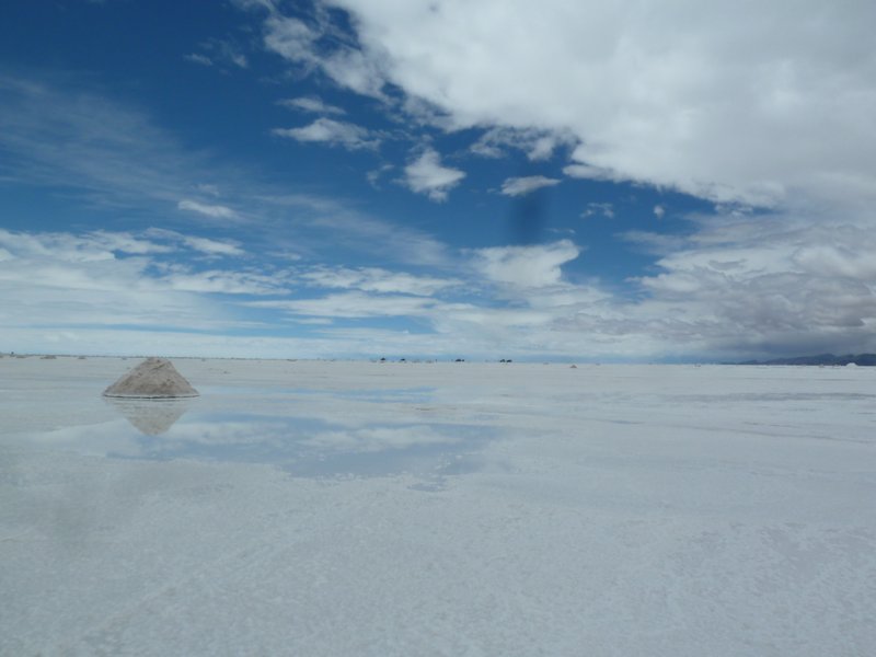 One of our first views of the salt flats