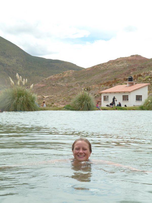 Donna enjoying a swim