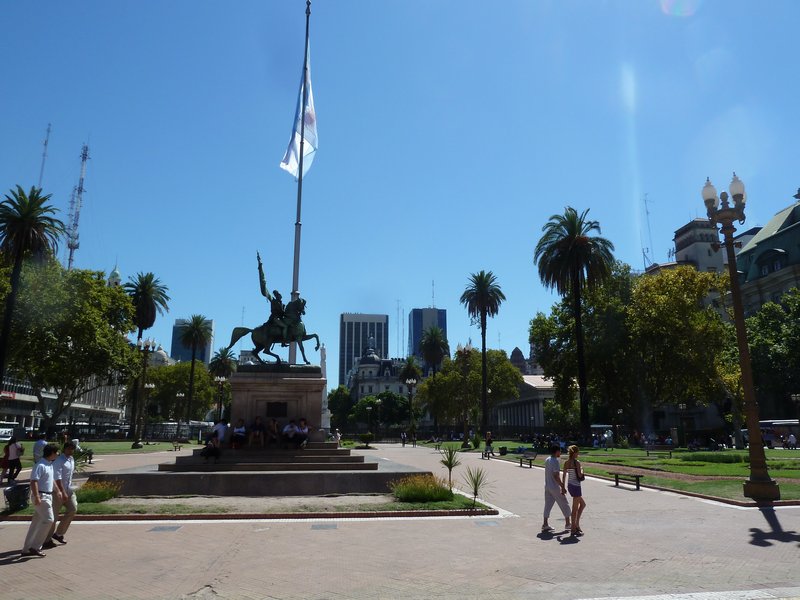 The main Plaza, Buenos Aires