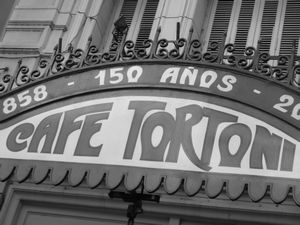 The famous Cafe Tortoni