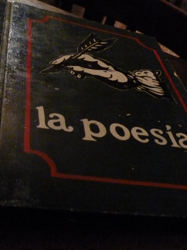 Our final meal with Matt was in La Poesia