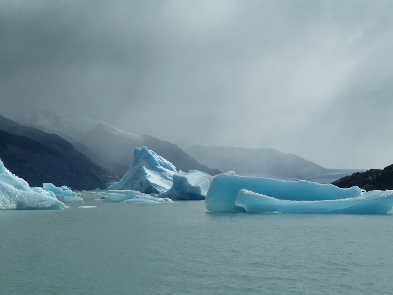 Icebergs from Upsala