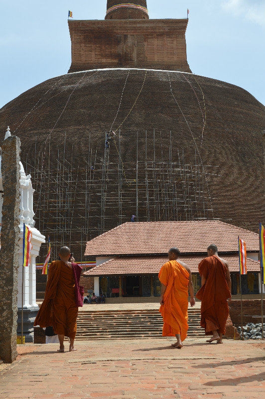 Buddhist Monks @ Anuradhapura