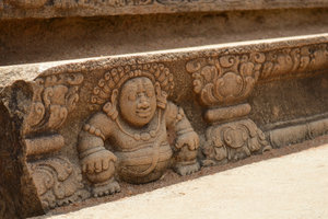 Dwarves that hold up the steps, Anuradhapura