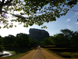 Sigiriya before most of the other tourists arrived!