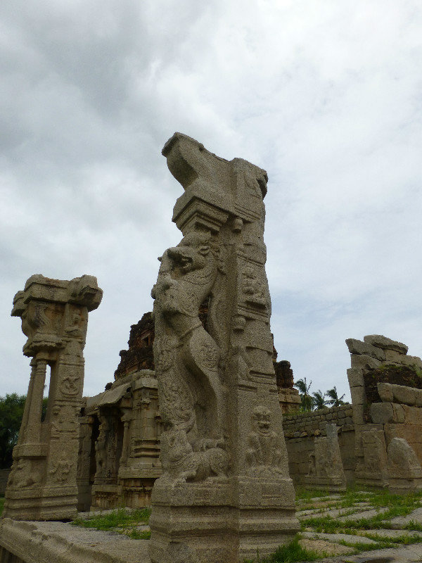 Amazing carved pillars
