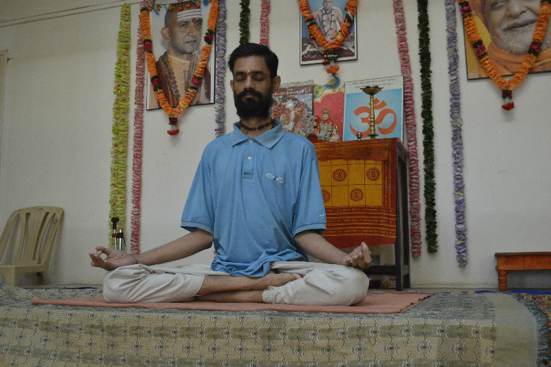 Our Yoga instructor - 'The Guru'