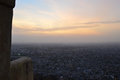Day turns to night over Jaipur