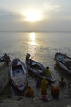 Sun rising over the Ganga