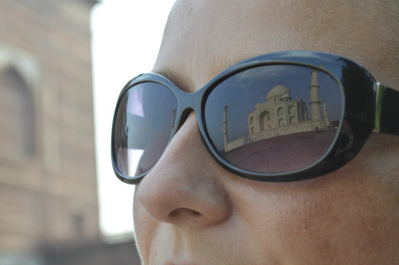 Taj reflection