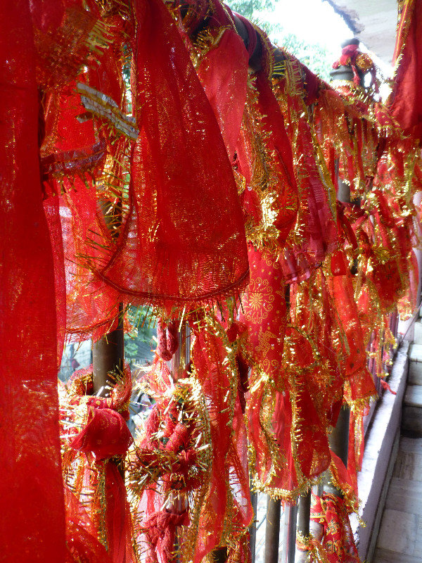 Red Scarves for Kali, the Hindi Godess