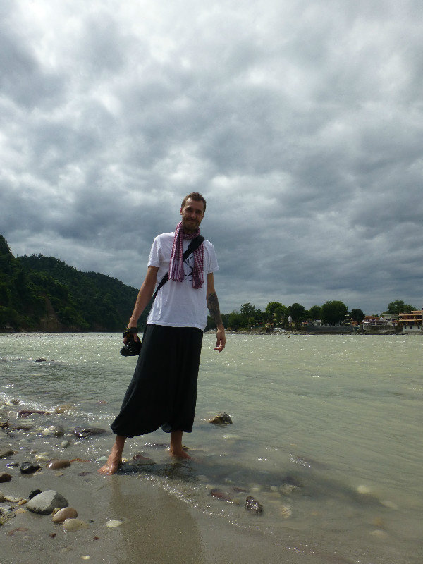 Dipping in the Ganga