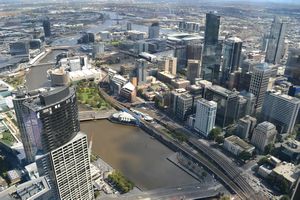 Melbourne von Oben / from above