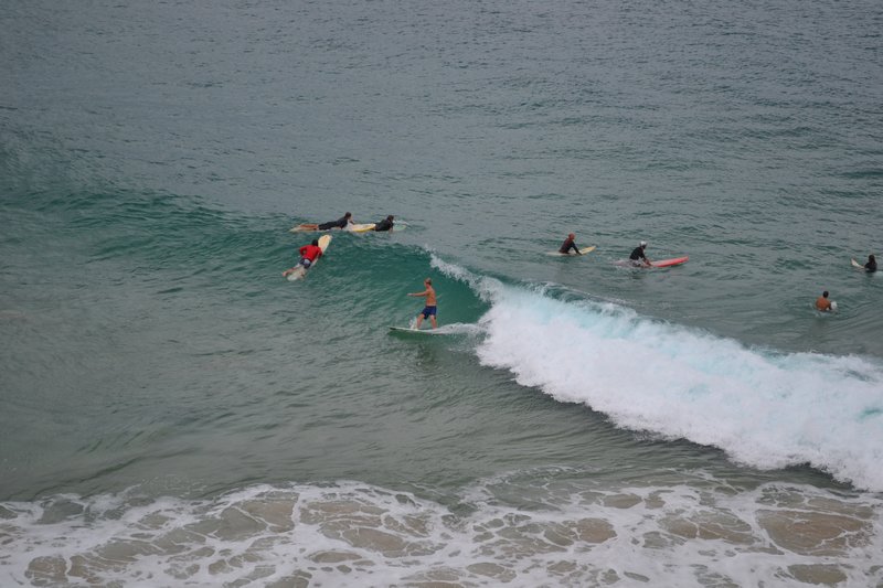 Surfers in/at Byron Bay