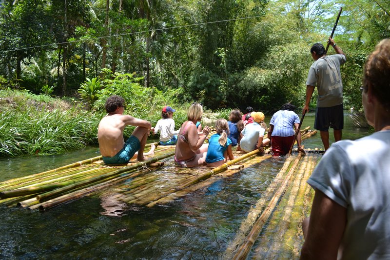 Bambusfloss / Bamboo raft