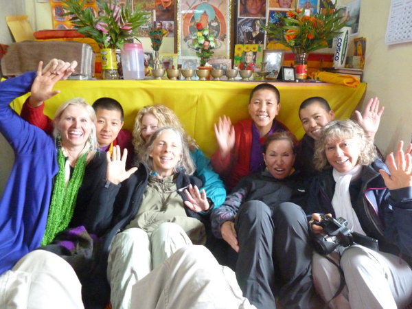 In Kinley Wangmo's room at the nunnery