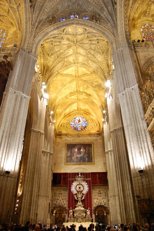 Inside Sevilla Cathedral