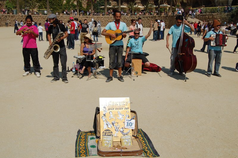 Band in the Gaudi Park