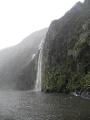 Waterfall at Milford sound