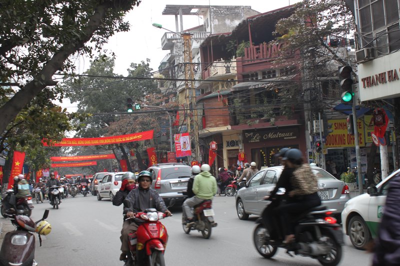 Your standard Hanoi Traffic.