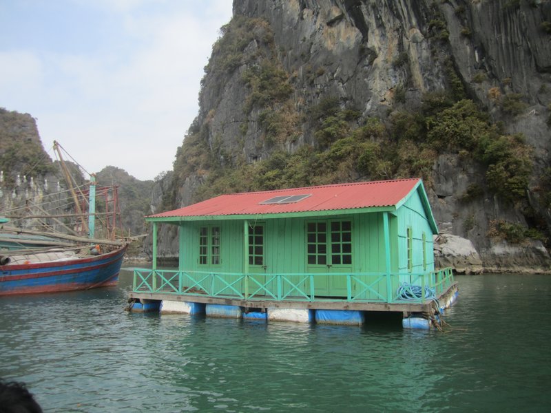 The floating village's school