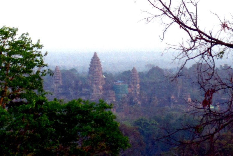 Sunset 'over' Angkor Wat