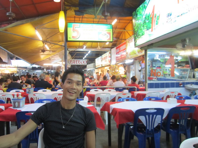 Trung at street food
